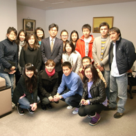 Students visit to our Dean