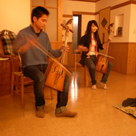 Playing Matouqin, Mongolian Traditional Instrumant